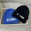 럭셔리 니트 모자 비니 캡 디자이너 여성 모자 모자 편지 CL 가을/겨울 패션 브랜드 힙합 두꺼운 남자 모자