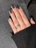 anelli firmati anelli da donna Collezione Sense Design di gioielli di lusso Placcato in argento rosa Disponibili in più misure Anello in lega di acciaio al titanio