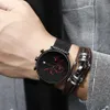 Męskie kobiety stopwatches crrju unikalny projekt luksusowy sport zegarek na nadgarstek ze stali nierdzewnej Pasek siatkowy męski data mody Watc2857