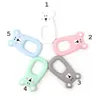 Infant Fish Bear Rabbit Owl Koala Mouse Car Teethers food silicone Toddler Animal Soothers baby molar training BJ