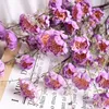 装飾的な花人工アザレア偽のプリムローズホームリビングルームの装飾ウェディングテーブルガーデンパーのブーケアレンジ