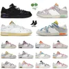 Low Fashion The Lot NO.01-50 Offs Chlorophyll sbs hardloopschoenen heren dames veel 01 09 25 van 50 Futura Red Pine Green Ow Whites x Rubber University Sneakers