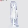 Cosplay Wigs 100cm Long Yoisaki Kanade Cosplay Wig Anime Project SEKAI COLORFUL STAGE 80cm/100cm Long Light Blue Heat Resistant Hair Wigs 230824