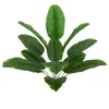 Fleurs décoratives 1 pièce 65 cm plante artificielle grande Simulation feuille de bananier en plastique décoration de fête de mariage faux vert décor de jardin de maison