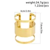 Bangle Exaggerated Hollowed Out Big Open For Men Retro Tough Guy Wide Wrist Bangles Bracelets On Hand Jewelry Accessories