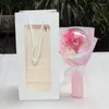 Fleurs décoratives Babysfresh fleur sèche cadeau créatif séché décoration de mariage Bouquet Peluche anniversaire décor à la maison