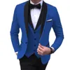 Trajes para hombres Blazers Traje casual de negocios europeo y americano Conjunto de tres piezas Novio Hombre Banquete de boda Tamaño grande Guapo 230824