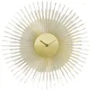 Zegary ścienne importowały niezliczone wątki światła słonecznego Nowoczesne metalowe dekoracyjne dekoracje do dekoracji salonu