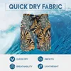 Men's Shorts Summer Board Tropical Plants Running Colorful Leaves Design Short Pants Retro Quick Dry Swim Trunks Plus Size