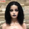 بوب wig kinky مجعد قصير بوب شعر الشعر البشري البشري للنساء HD 13x4 الدانتيل الشفافة الجبهة شعر مستعار جاهل الشعر البشري 180 ٪