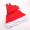 Decoração de Natal Chapéu de Pelúcia Papai Noel Cosplay Chapéus Crianças Decoração Caps Adulto Vermelho Engrossar Cap Festival Party Supplies BH4941 WLY 23 LL