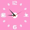 3D Wall Clock European Acrylic Wall Sticker Home Decoration Office Living Room Quartz Needle Coffee Cups Kitchen Wall Art Decor HKD230825 HKD230825