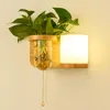 Wandlamp LED Modern Nordic Home Licht Creatieve Vaas Plant Interieur Decoratie Woonkamer Slaapkamer Lightin