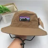 Mens Sports Style Designer Bucket Hat Par Cap Outdoor Vacation Travel Sun Protection Letter Brodery Casquette