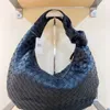 Teen Venata Fashion Designer Bag Woven Knutted Handbag Womens Cloud Bags Evening Large Underarm Jodie Bottegs Jodies Tote Handbags 64PD