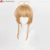 Cosplay Wigs Anime Card Capture Sakura Cosplay Costume Wigs Sakura Kinomoto Wig Heat Motest Synthetic Hair Halloween Party Wigs Wig Cap 230824