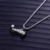 Цепочка Wukaka Punk Football Shoe Cool Counglace Chain for Boy Hip Hop Pendants Мужские ювелирные изделия