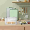 Platos contenedor de pan tienda contenedor de almacenamiento soporte contenedores cocina encimera pan la mascota hermético