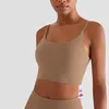 Yoga-Outfit, nackter Sport-BH, Fitness-Top mit Sling-Unterwäsche, weibliche Schönheit, Rücken, Fitnessstudio, Laufen, Pilates mit Brustpolster