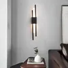 Wall Lamps LED Lamp Modern Fashion Creative Black And Bronze Brass Gold 50cm Metal Acrylic Tube Living Room Bedroom Corridor