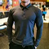 T-shirts pour hommes Chemise de course à séchage rapide Hommes Bodybuilding Sport T-shirt à manches longues Compression Top Gym Fitness Tight Compresson Polo Jetseys 230825