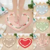 Carpet Lovely heartshaped small carpet love floor mat Rug 230825