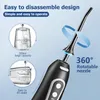 Inne higiena jamy ustnej irygator USB ładowna woda Flosser Przenośny odrzutowiec dentystyczny 300 ml zbiornik wodoodporny czyszczenie zębów do pielęgnacji 230824