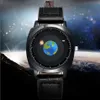 Addies Marque montre Mode Creative Design cwp Quartz Hommes Montres 42MM Unique Soleil Lune Cadran Fine Qualité Bracelet Montre Surprise Gif295i