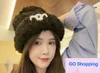 Korean Style Internet Celebrity Woolen Cap Winter New Knitted Big Head Circumference Makes Face Look Small Warm White Plush Velvet Beanie Hat Women
