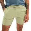 Calças masculinas soltas ajuste casual recortado verão retalhos calças masculinas shorts atléticos grandes e altos