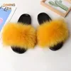 Slippers Summer Faux Fur Slippers Fuzzy Fur Slides For Women Fluffy Sandals Indoor Outdoor Ladies Shoes Woman Slipper Furry Flip Flops 230824