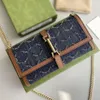 Hoge kwaliteit mode-keten portemonnee Dames portemonnee Dames Klassieke luxe ketting crossbody Designer telefoontas zadeltas clutch portemonnee Originele doos