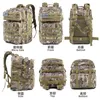 Outdoor-Taschen 50L 1000D Nylon Wasserdichter taktischer Militärrucksack 3 Tage Assault Pack Molle Bag Outdoor Wandern Klettern Camping Armee Rucksack 230825