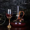 Copos de vinho retro esmalte cristal íris taça champanhe vidro festa de casamento copo bar decoração drinkware presentes 2 pçs/set