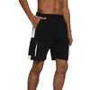 Running Shorts Men's Sports Overalls joggers Casual lastbyxor Mera fickor Lossa bred Bermuda -arbete sommar