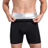 Cintura Barriga Shaper Men's Eficiente Suor Cuecas Cintura Alta Apertado Cueca Mágica Calcinha Abdominal Masculino Shorts Respirável Queima de Gordura Boxers 230824