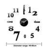 Relógios de parede DIY 3D Efeito Espelho Relógio Acrílico Adesivo de Parede Arte Sala de Estar Decoração de Casa Design Moderno Horloge Quartz Needle Watch HKD230825 HKD230825