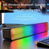 Wireless BT5.2 Multimedia -högtalare RGB Lätt datorljudstång Stereo USB -drivna spelhögtalare för PC -surfplattor Laptop HKD230825