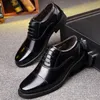 Chaussures habillées homme chaussures en cuir fendu semelle en caoutchouc taille 48 homme d'affaires bureau mâle robe chaussures en cuir 230824