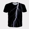 T-shirts pour hommes 2023 Hommes Littérature Art Simple 3D Paysage Coucher de soleil Casual Graphique Femmes T-shirt imprimé Lovers Tee Personnalité Tops