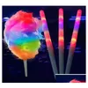 Led Gadget 28X1.75Cm Colorf Light Stick Flash Glow Suikerspin Knipperende Kegel Voor Vocale Concerten Nachtfeesten Dhs Drop Delivery Ele Dhxef