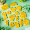 Backformen, Cartoon-Plätzchen-Kuchenform, Ausstecher, Frühlingsserie, Biene, Sonnenblumen, Tulpenform, Party, Fondant, Gebäck, Dessert, DIY, Kekse