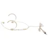 Microphones Double oreille suspendue casque omnidirectionnel microphone à condensateur casque 3.5mm micro