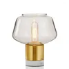 Lampade da tavolo Lampada in marmo nordico Luce notturna a LED per ornamento del caffè del soggiorno