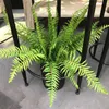 Faux Floral Greenery Artificial Plants Simulation Grass Plastic Ferns Green Leaves Fake Flower Plant Wedding Home Decoration 230824