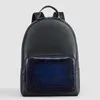 Backpack Leather Men's Large Capacity Casual Travel Bag Computer Trend Hand-Rub Color Fashion Schoolbag