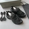 Top Shoes de designers marca de luxo masculino rastrear 3 3.0 sapatos casuais tênis de couro tênis de nylon tênis de plataforma de nylon