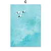 Quadro su tela Beach Whale Surfer Wall Art Tavola da surf Piscina Poster e stampe Immagini minimaliste per soggiorno Arredamento camera da letto Regalo Senza cornice Wo6