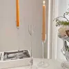 Glass Candlestick Holder Universal Glass Tealight Votive Candle Holder Modern Home Decoration Holders For Coffee Table Room Shop HKD230825