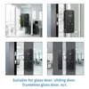 Smart Lock для стеклянной двери деревянная дверь или Wi -Fi Tuya Smart Biometric Lock Electronic Door Lock Digital Lock Drill бесплатно HKD230824